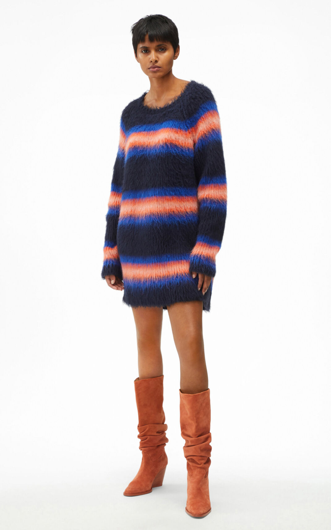 Kenzo Striped sweater Ženska Obleke Modra SI-7942583